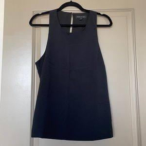 Banana Republic black racerback tank blouse